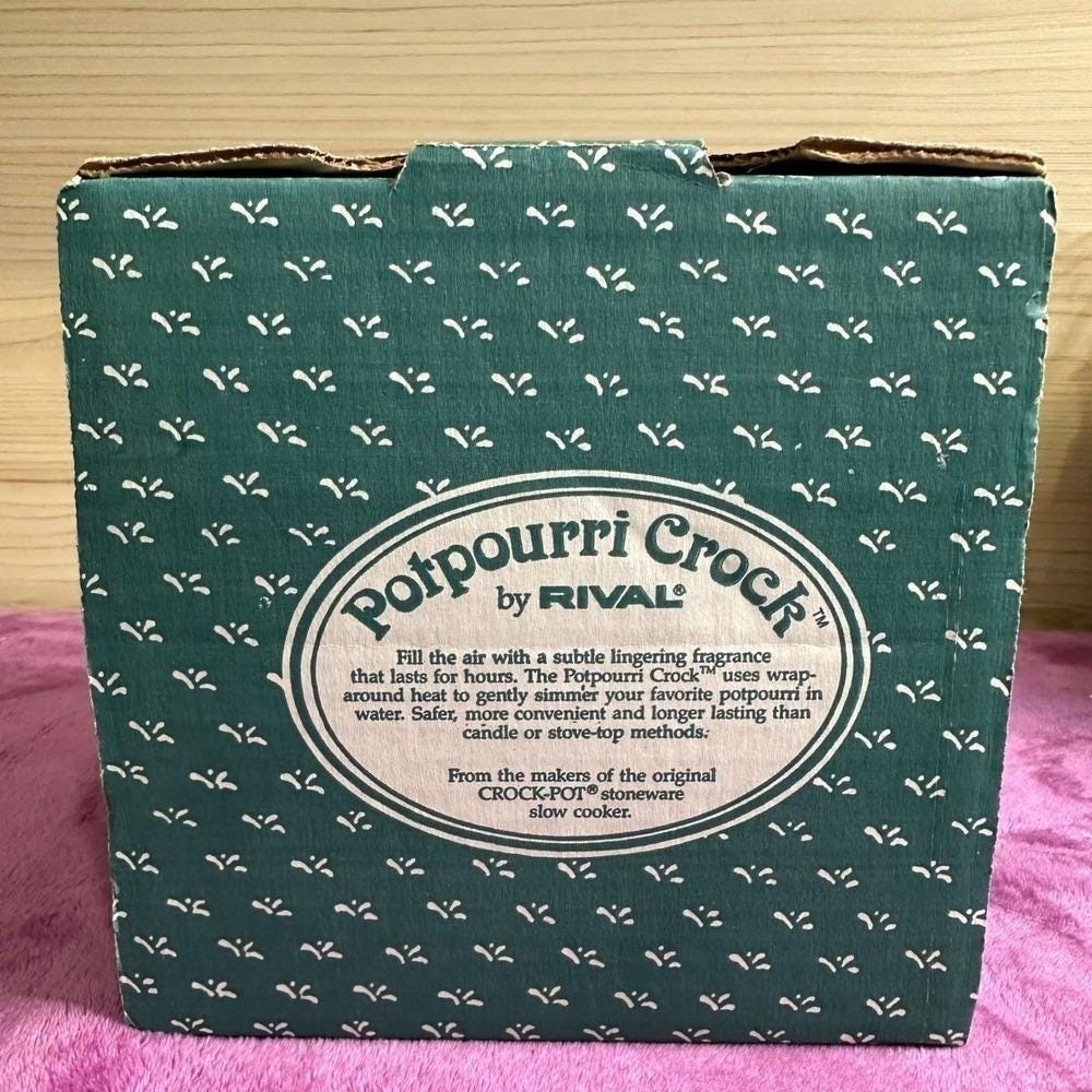 Rival Potpourri Crock Electric Simmering Cooker Model 3209X Vintage Kitchen Deco - Picture 5 of 11